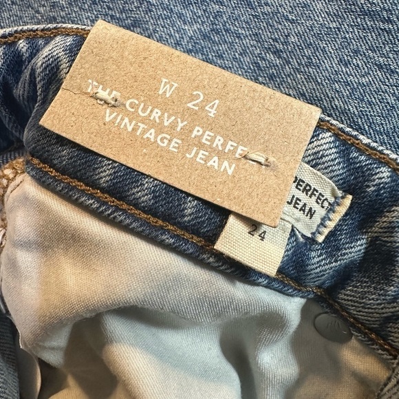 Madewell Curvy Perfect Vintage Jeans 24 0 NWT - Picture 7 of 10